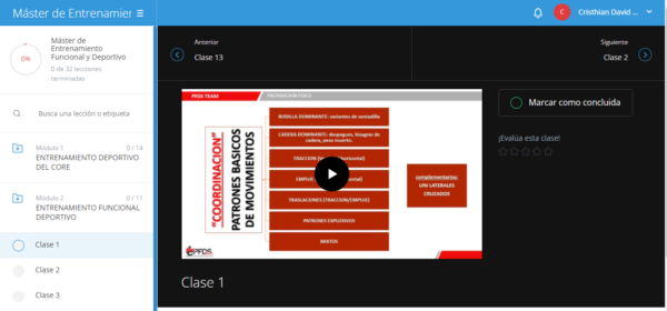 P3 MASTER DE ENTRENAMIENTO FUNCIONAL