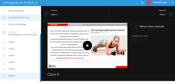 p3 ENTRENAMIENTO PROFESIONAL DEL CORE